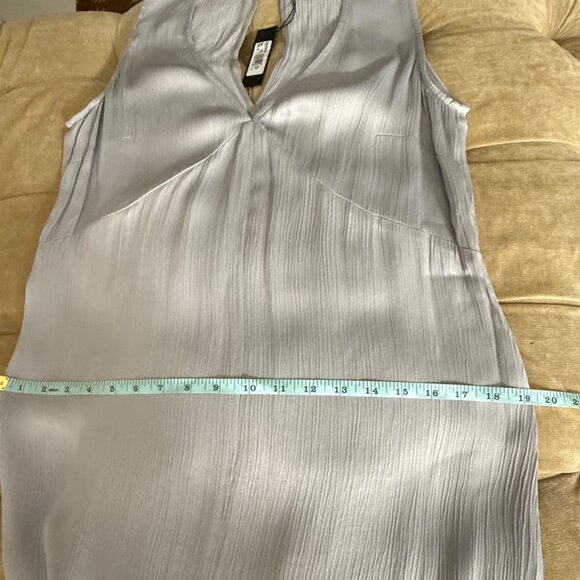 Bobi Black Sleeveless Maxi Dress Small Grey V-Neck - Picture 6 of 11